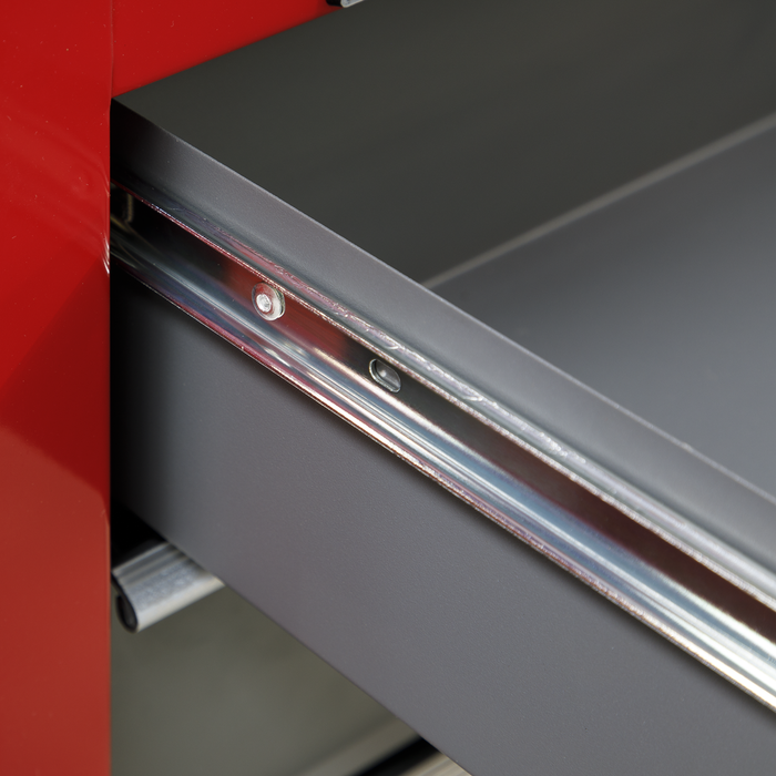 American PRO® Rollcab 5 Drawer - Red/Grey | AP22505BB
