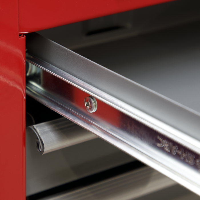 American PRO® Rollcab 7 Drawer - Red/Grey | AP22507BB
