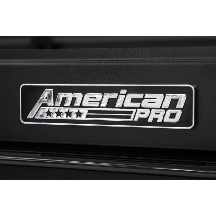American PRO® Topchest & Rollcab Combination 6 Drawer - Black | AP22BK