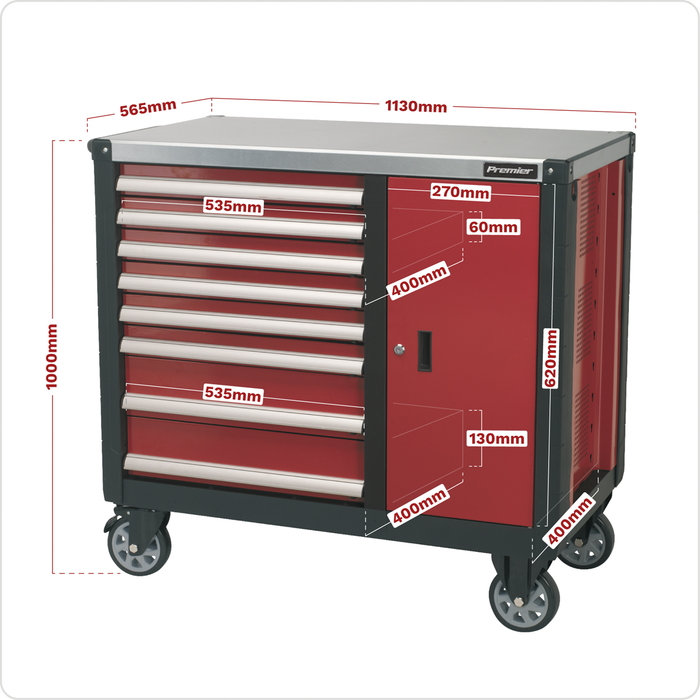 Premier™ Mobile Workstation 8 Drawer | AP2418