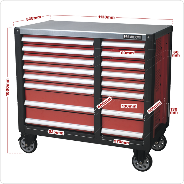 Premier™ Mobile Workstation 16 Drawer | AP24216