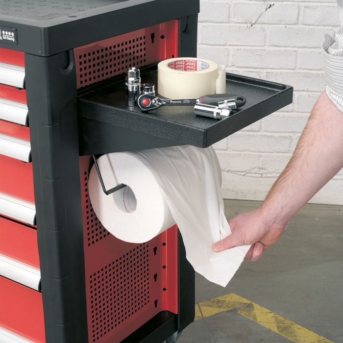 Premier™ Side Shelf & Roll Holder for AP24 Series Tool Chests | AP24ACC2