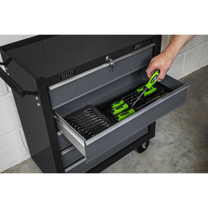 American PRO® Rollcab 5 Drawer - Black/Grey | AP2505B