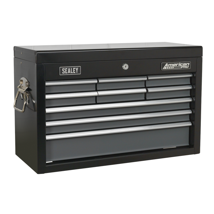 American PRO® Topchest 9 Drawer - Black/Grey | AP2509B