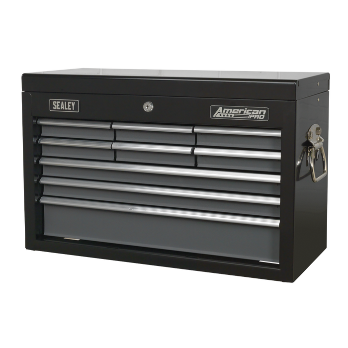 American PRO® Topchest 9 Drawer - Black/Grey | AP2509B
