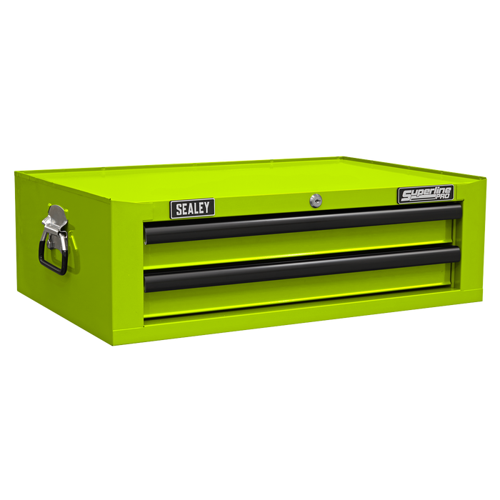Superline PRO® Mid-Box Tool Chest 2 Drawer - Green/Black | AP26029THV