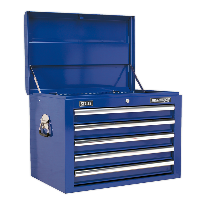 Superline PRO® Tool Chest Combination 14 Drawer with 446pc Tool Kit - Blue | TBTPCOMBO5