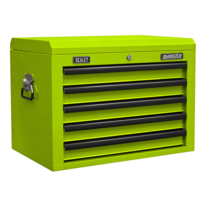Superline PRO® Topchest 5 Drawer - Green/Black | AP26059THV