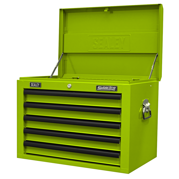 Superline PRO® Topchest 5 Drawer - Green/Black | AP26059THV