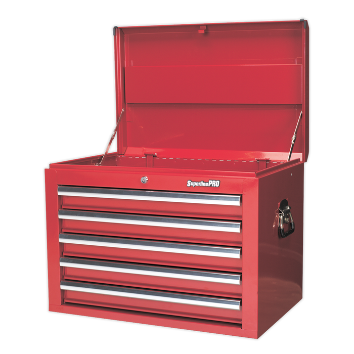 Superline PRO® Topchest 5 Drawer - Red | AP26059T