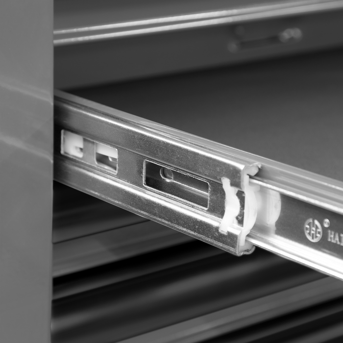 Superline PRO® Rollcab 7 Drawer - Grey/Black | AP26479TG