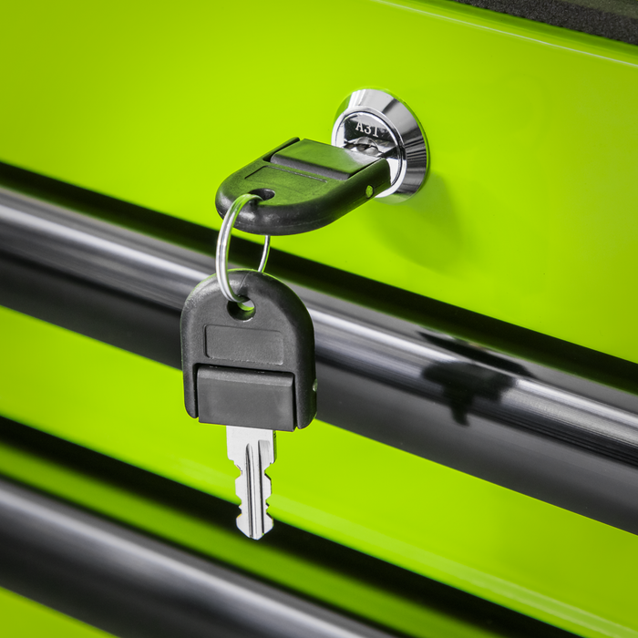 Superline PRO® Rollcab 7 Drawer - Green/Black | AP26479THV