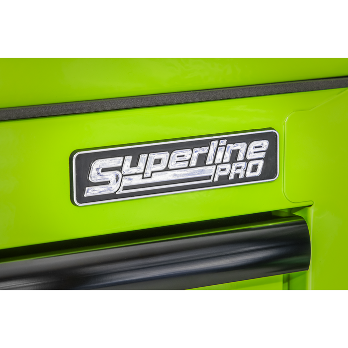 Superline PRO® Rollcab 7 Drawer - Green/Black | AP26479THV