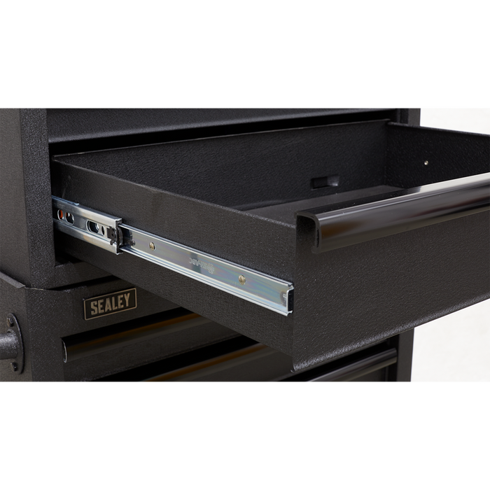 Superline PRO® Black Edition Topchest with 4 Soft Close Drawers & Power Bar 660mm | AP2704BE