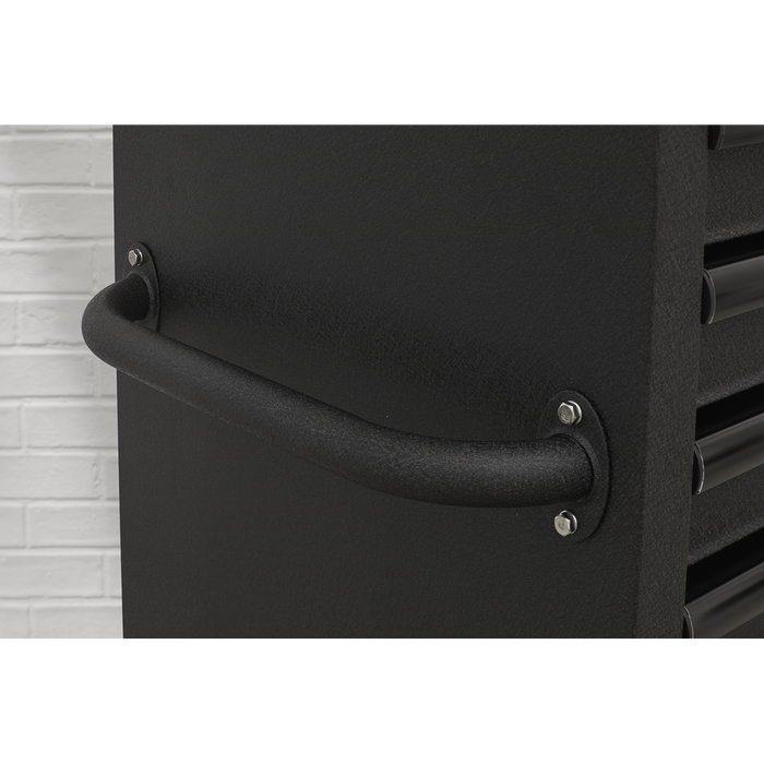 Superline PRO® Black Edition Tower Cabinet with 9 Soft Close Drawers & Power Bar 690mm | AP2709BE