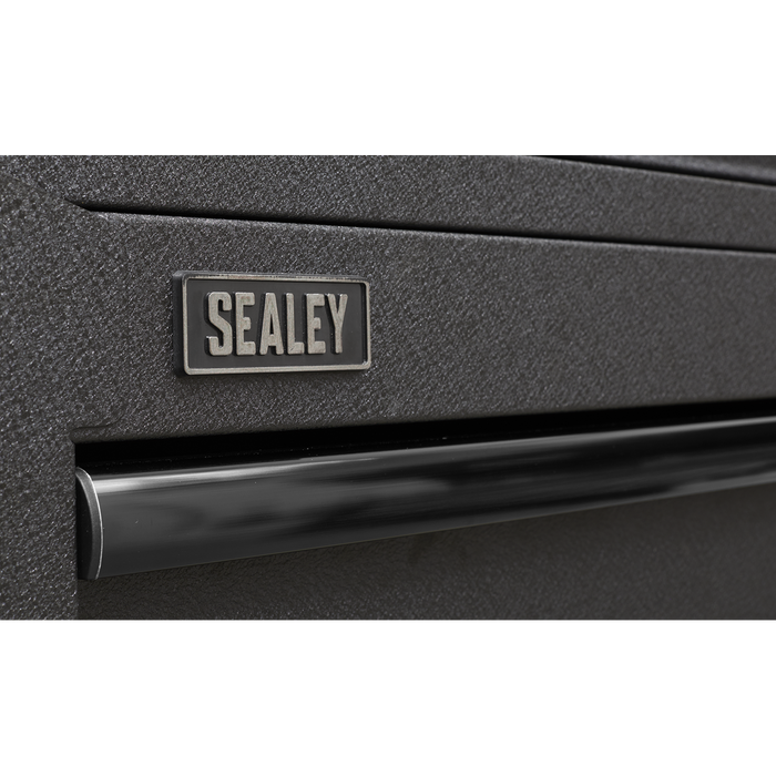 Superline PRO® Black Edition Tower Cabinet with 9 Soft Close Drawers & Power Bar 690mm | AP2709BE