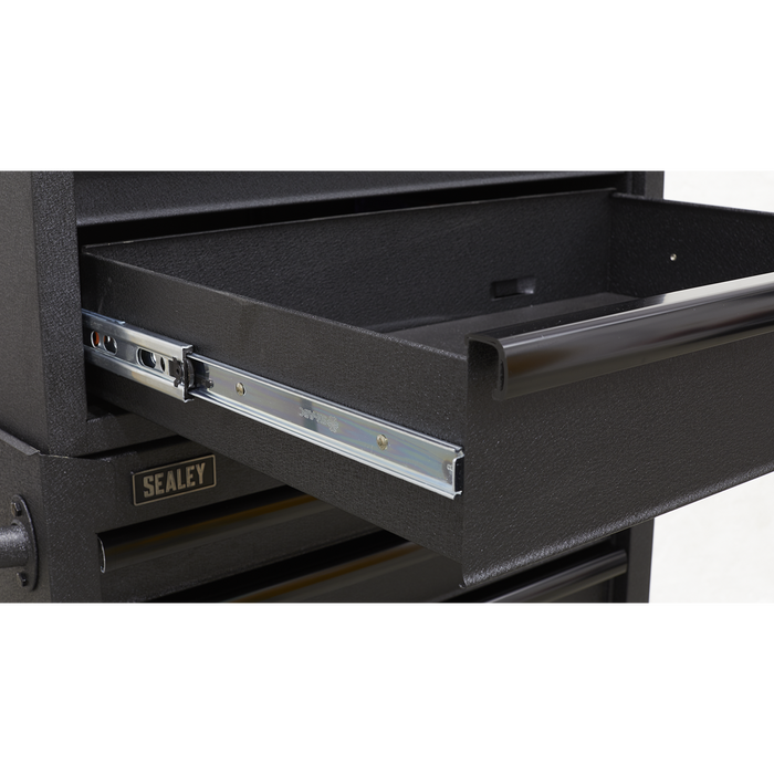 Superline PRO® Black Edition Tool Chest Combination with 9 Soft Close Drawers & Power Bar | AP27BESTACK