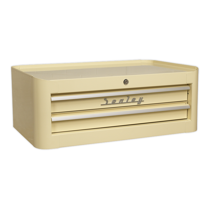 Premier™ Retro Style Mid-Box Tool Chest 2 Drawer | AP28102