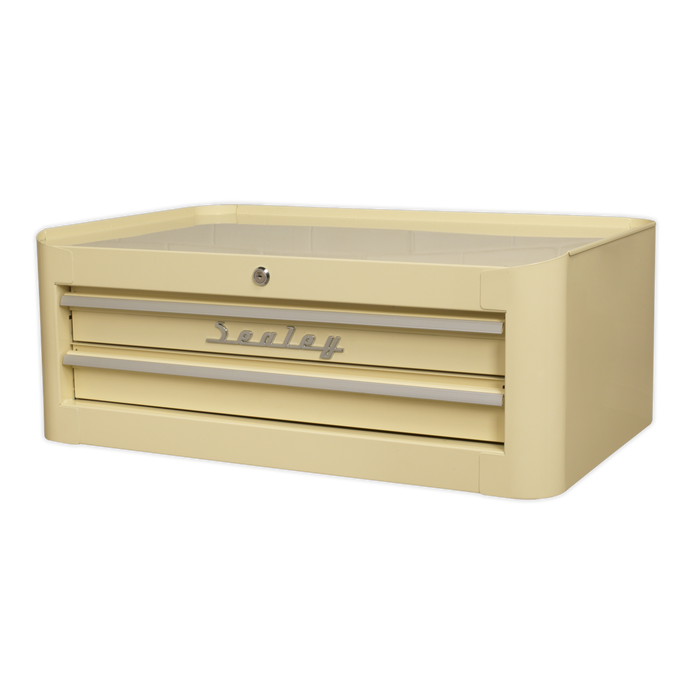 Premier™ Retro Style Mid-Box Tool Chest 2 Drawer | AP28102
