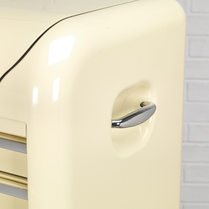 Premier™ Retro Style Topchest, Mid-Box Tool Chest & Rollcab Combination 10 Drawer - Cream | AP28COMBO2