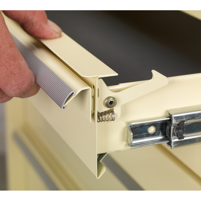 Premier™ Retro Style Topchest, Mid-Box Tool Chest & Rollcab Combination 10 Drawer - Cream | AP28COMBO2