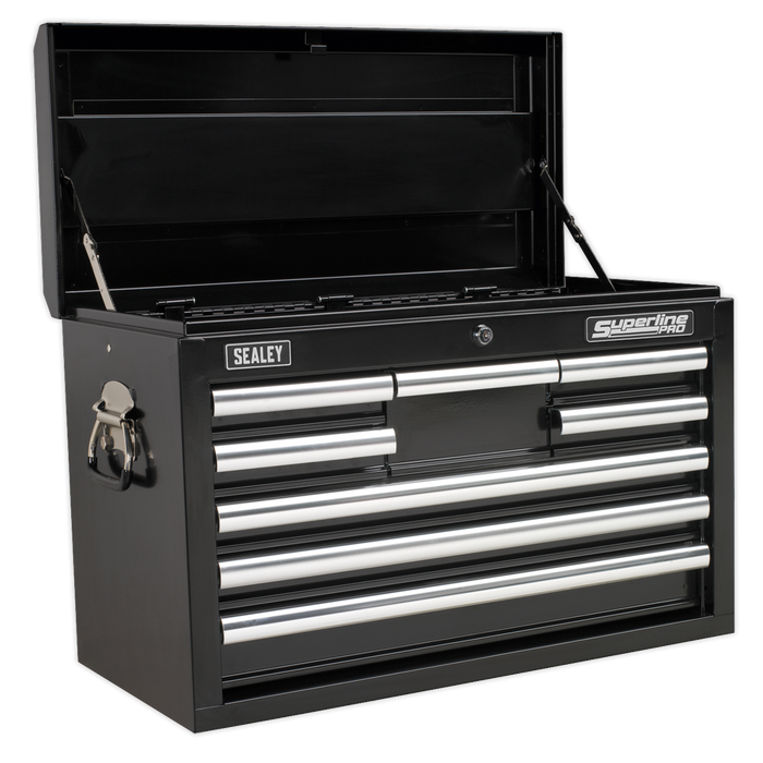Superline PRO® Topchest 8 Drawer - Black | AP33089B
