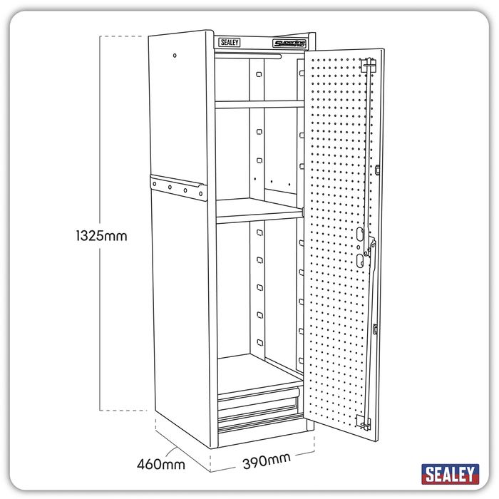 Superline PRO® Hang-On Locker - Red | AP33519