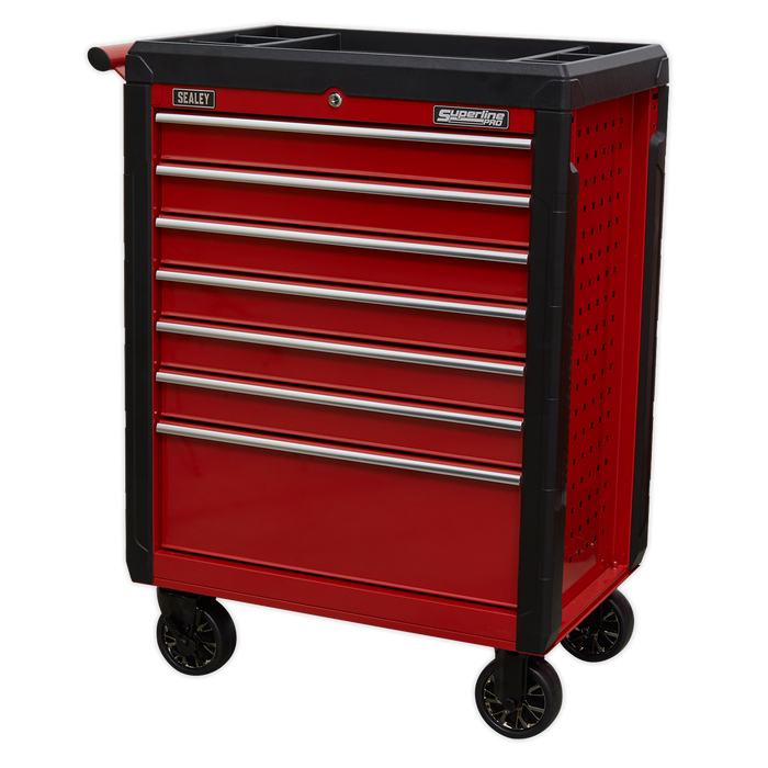 Superline PRO® Rollcab 7 Drawer - Red | AP3407