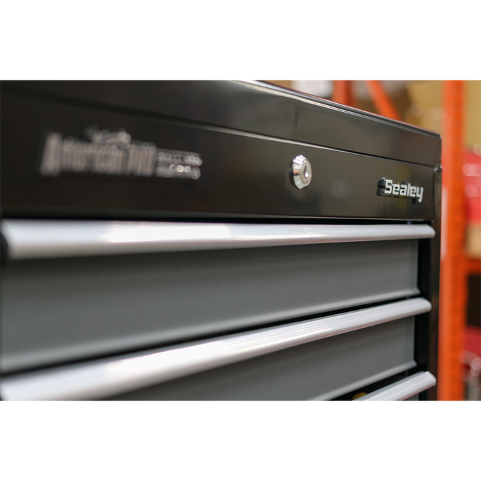 American PRO® Tool Chest Combination 16 Drawer - Black/Grey | AP35STACK