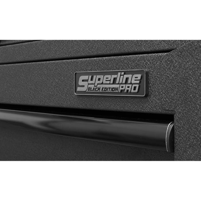 Superline PRO® Black Edition Rollcab with 6 Soft Close Drawers 915mm | AP3606BE