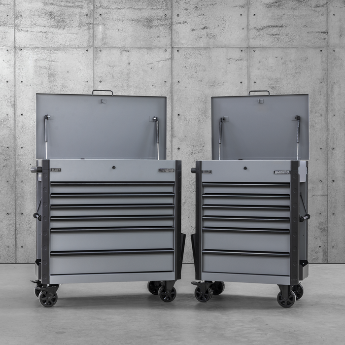 Tool Trolley 6 Drawer - Grey | AP366G