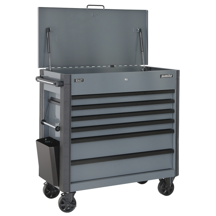 Tool Trolley 6 Drawer - Grey | AP366G