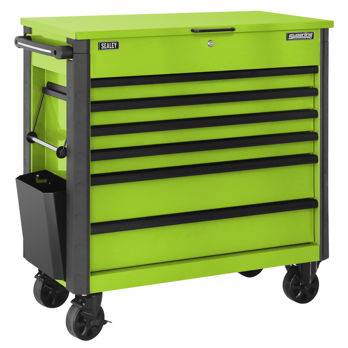 Tool Trolley 6 Drawer - Green | AP366HV