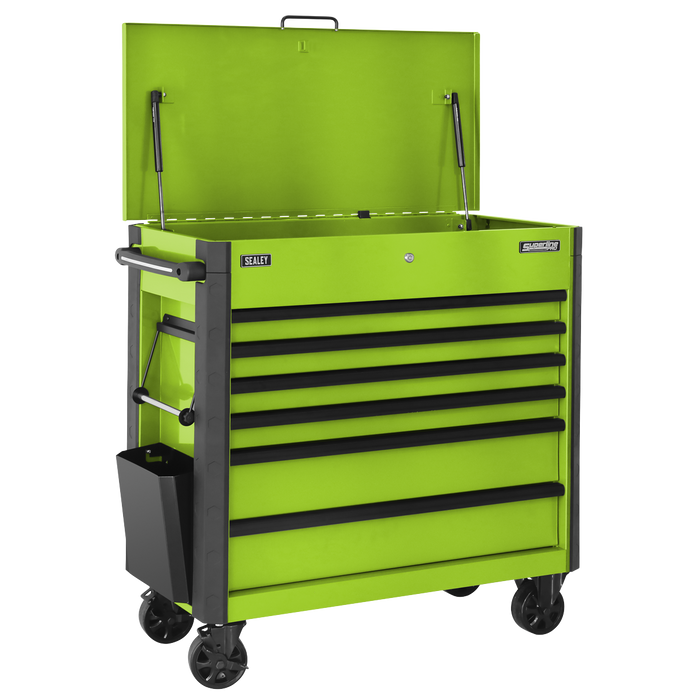Tool Trolley 6 Drawer - Green | AP366HV