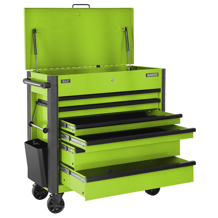 Tool Trolley 6 Drawer - Green | AP366HV
