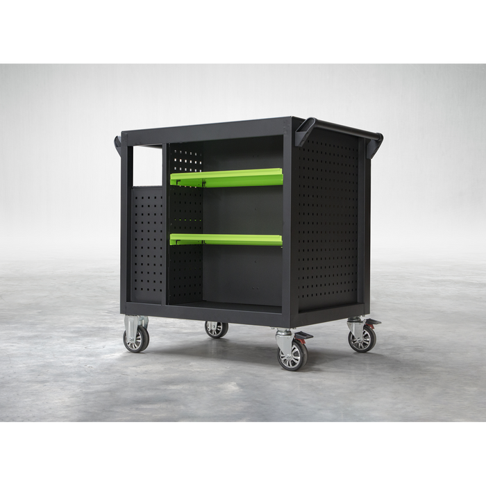 Premier™ Mobile Workstation with 7 Drawers & Cupboard 920mm | AP36MWS