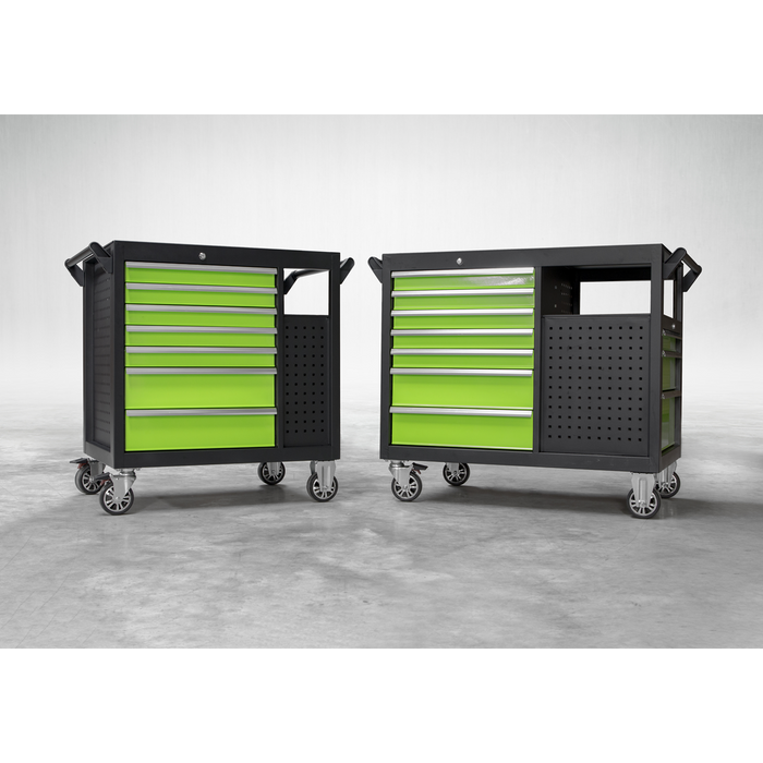 Premier™ Mobile Workstation with 7 Drawers & Cupboard 920mm | AP36MWS