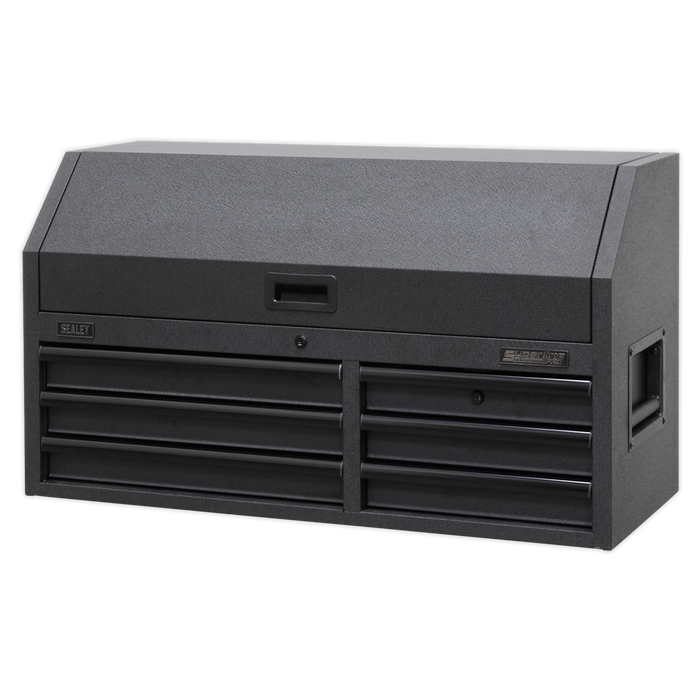 Superline PRO® Black Edition Topchest with 6 Soft Close Drawers & Power Bar 1030mm | AP4106BE