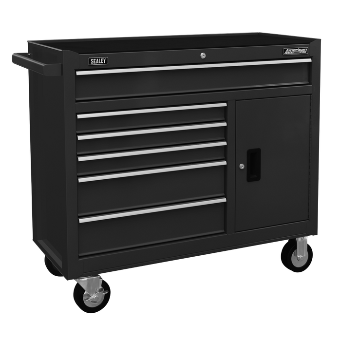 American PRO® Rollcab 6 Drawer - Black | AP4106B