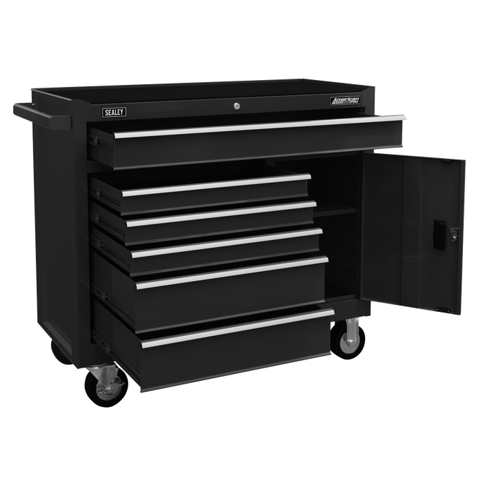 American PRO® Rollcab 6 Drawer - Black | AP4106B