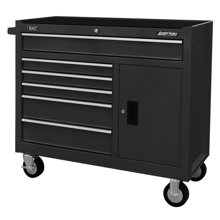 American PRO® Rollcab 6 Drawer - Black | AP4106B
