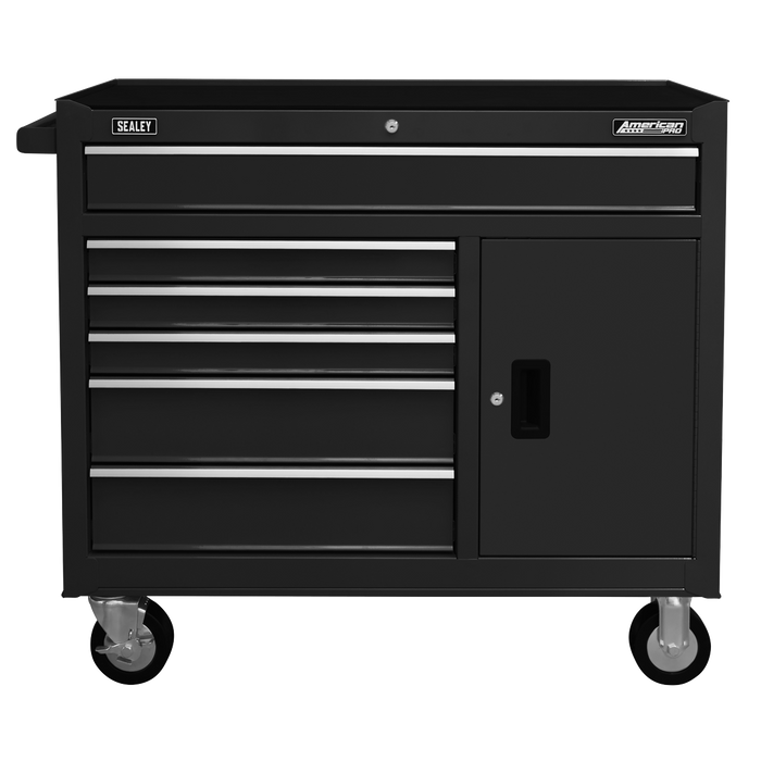 American PRO® Rollcab 6 Drawer - Black | AP4106B