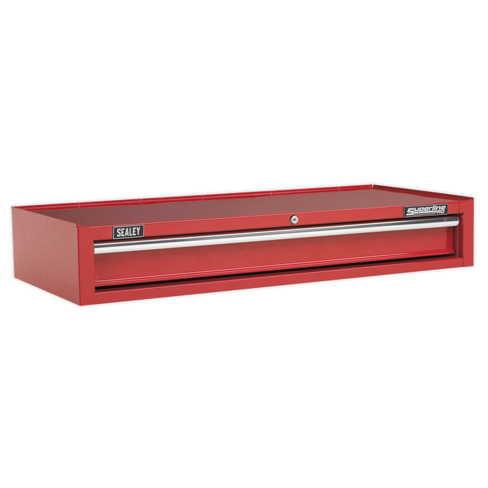 Superline PRO® Heavy-Duty Mid-Box Tool Chest with Drawer - Red | AP41119