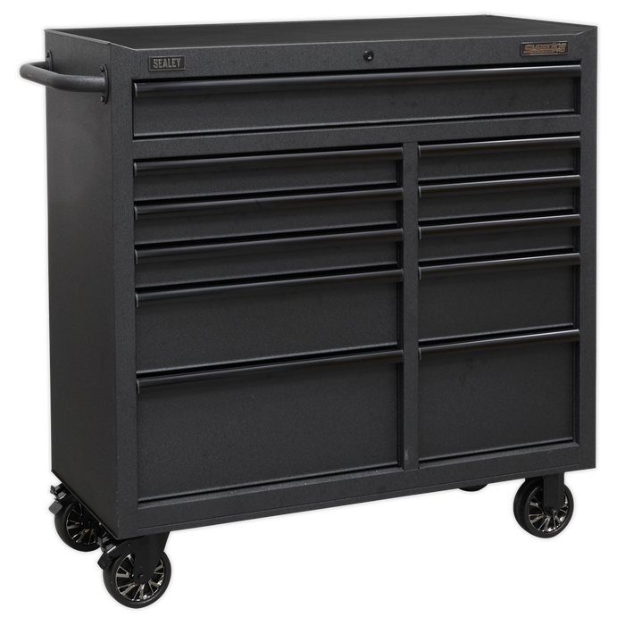 Superline PRO® Black Edition Rollcab with 11 Soft Close Drawers 1040mm | AP4111BE