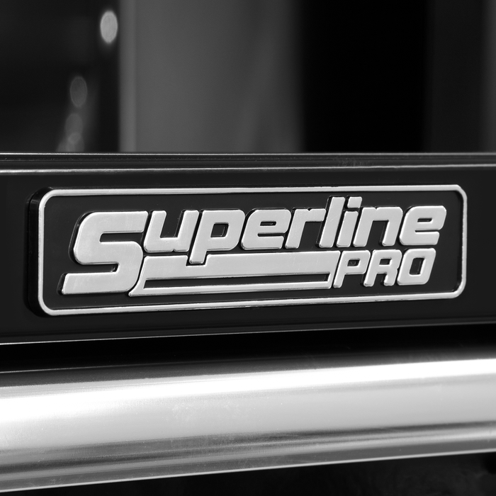 Superline PRO® Heavy-Duty Rollcab 16 Drawer - Black | AP41169B