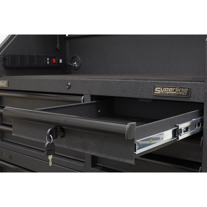 Superline PRO® Tool Chest Combination with 17 Soft Close Drawers & Power Bar | AP41BESTACK