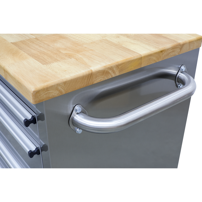 Mobile Stainless Steel Tool Cabinet 4 Drawer | AP4804SS