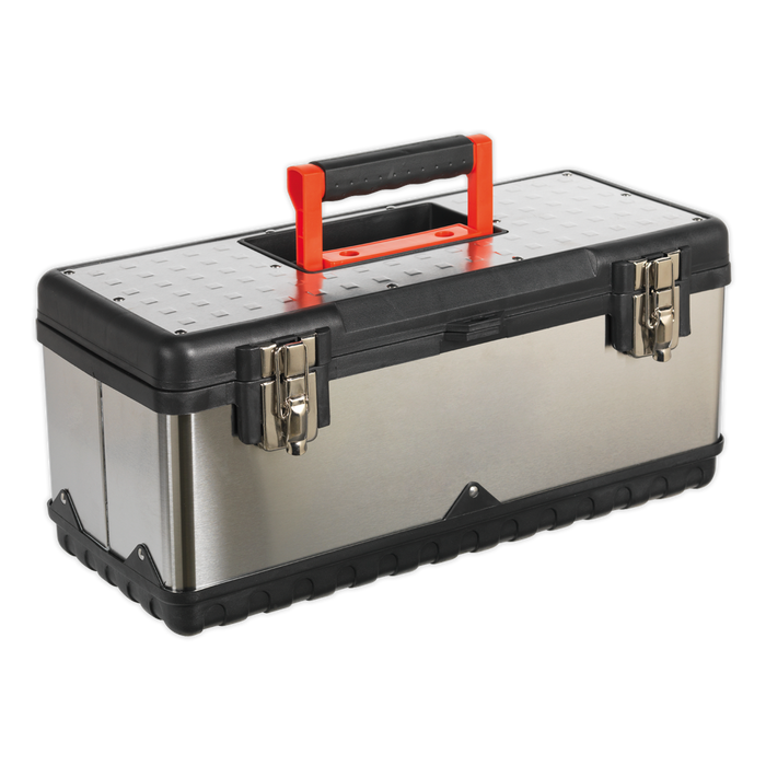 Stainless Steel Toolbox with Tote Tray 505mm | AP505S