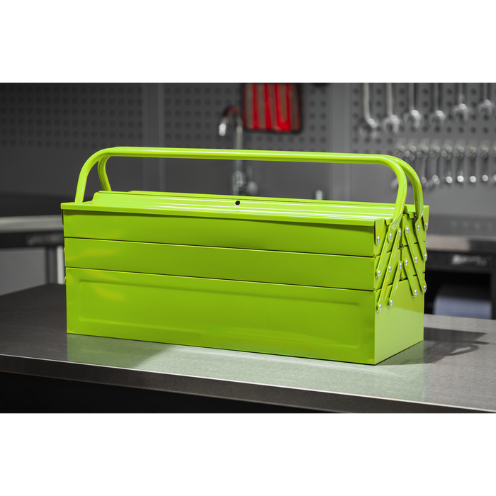 4 Tray Cantilever Toolbox 530mm - Green | AP521HV