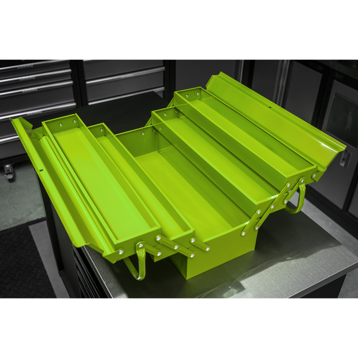4 Tray Cantilever Toolbox 530mm - Green | AP521HV